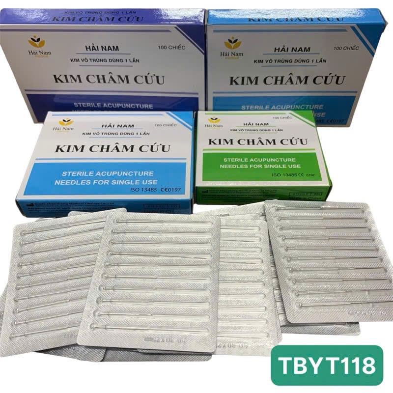 Kim châm cứu đóng vỉ Hải Nam các số